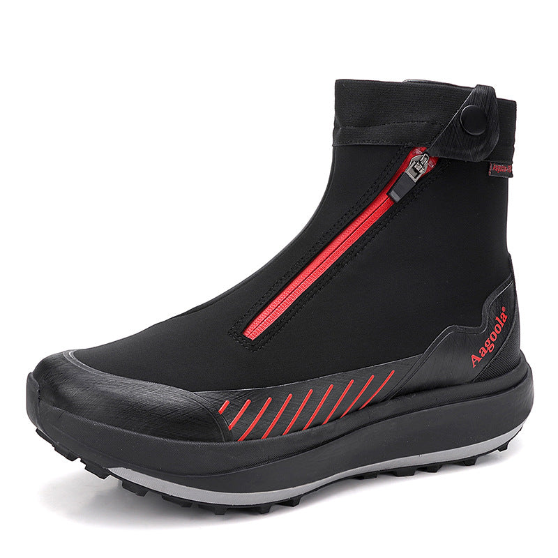 Men’s Waterproof High Top Hiking Boots Non Slip Shock Absorbing