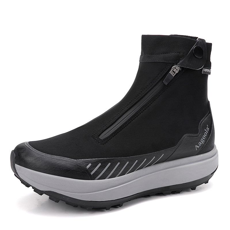 Men’s Waterproof High Top Hiking Boots Non Slip Shock Absorbing
