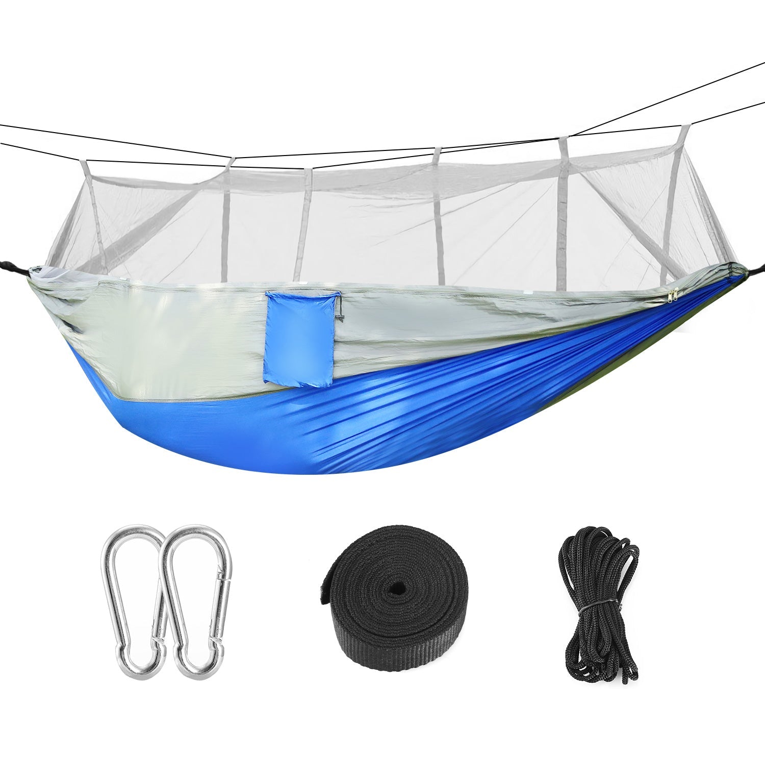 600 lbs Two Person Hammock with Mosquito Net Camping Outdoor