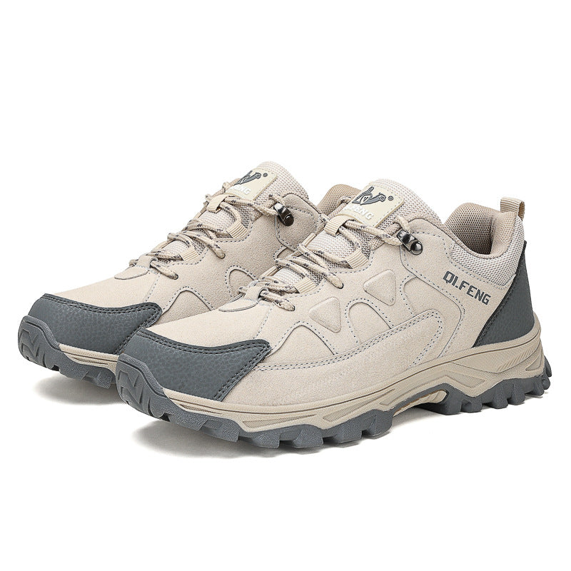 Unisex Suede Low Top Hiking Shoes Trail Sneakers Outdoor Shoes