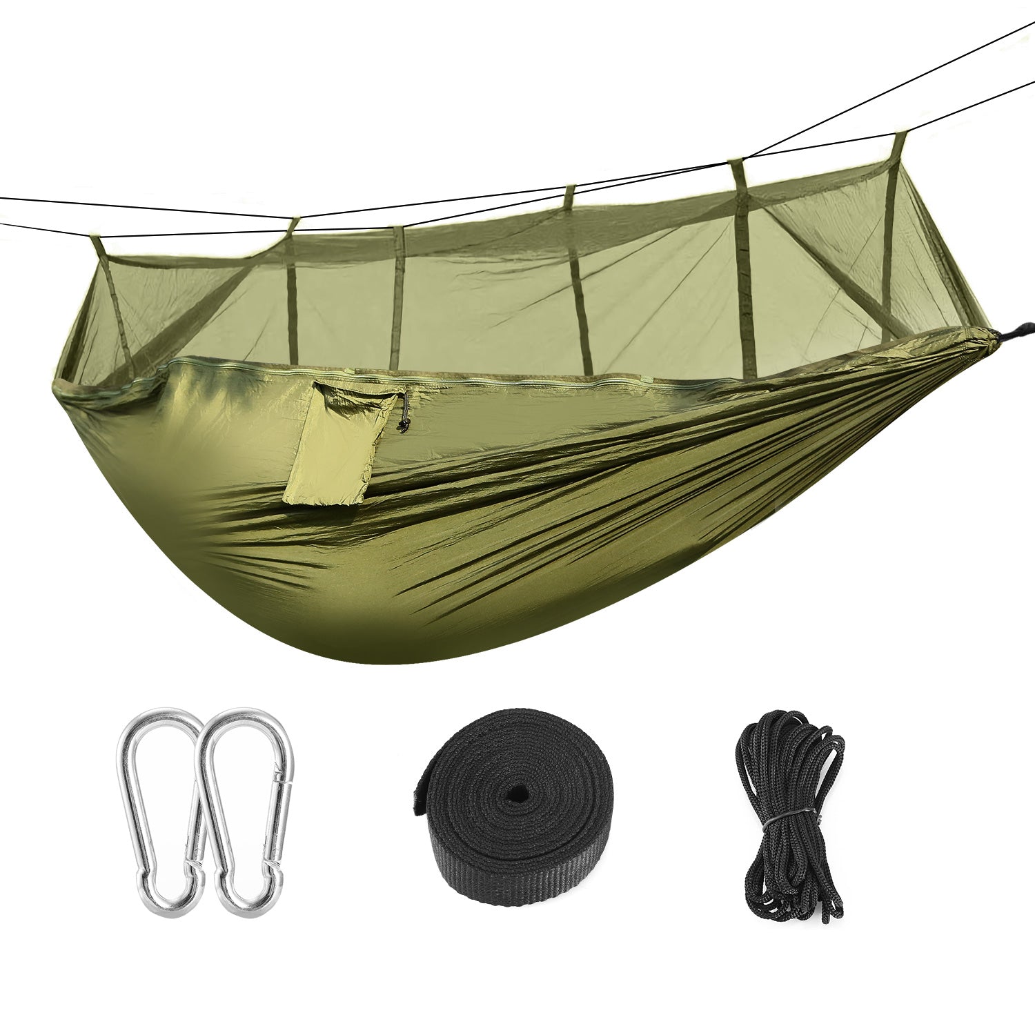 600 lbs Two Person Hammock with Mosquito Net Camping Outdoor