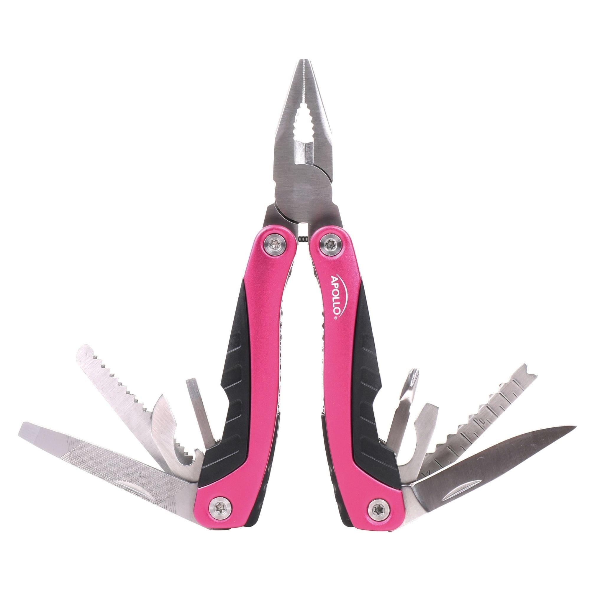 14 in 1 Pink Pocket Multitool Pliers Outdoor Camping Fishing