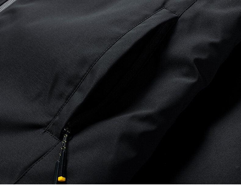 Men’s Warm Windproof Fleece Jacket Thick Outdoor Casual Hiking Coat