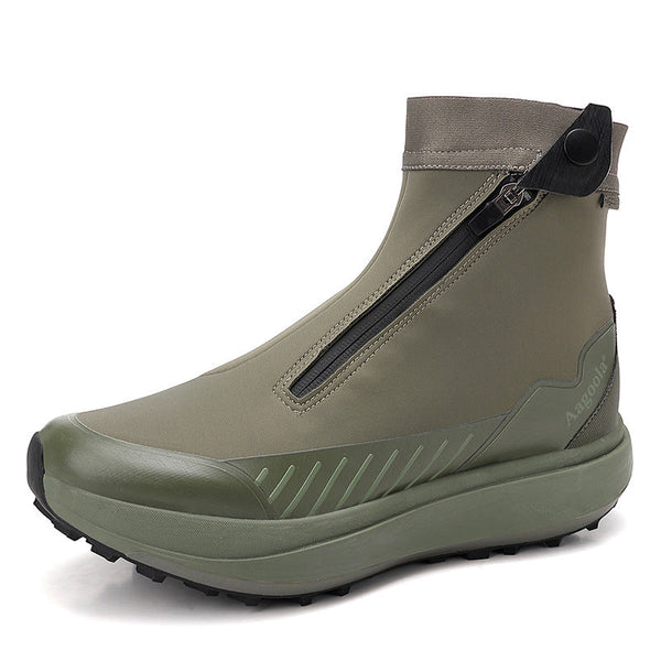 Men’s Waterproof High Top Hiking Boots Non Slip Shock Absorbing