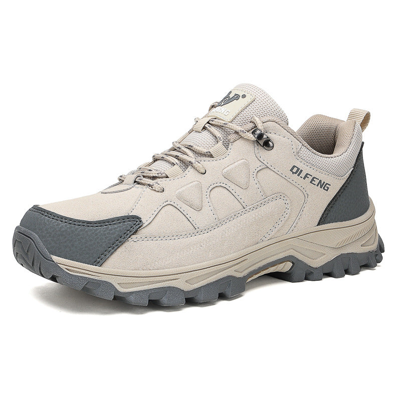 Unisex Suede Low Top Hiking Shoes Trail Sneakers Outdoor Shoes