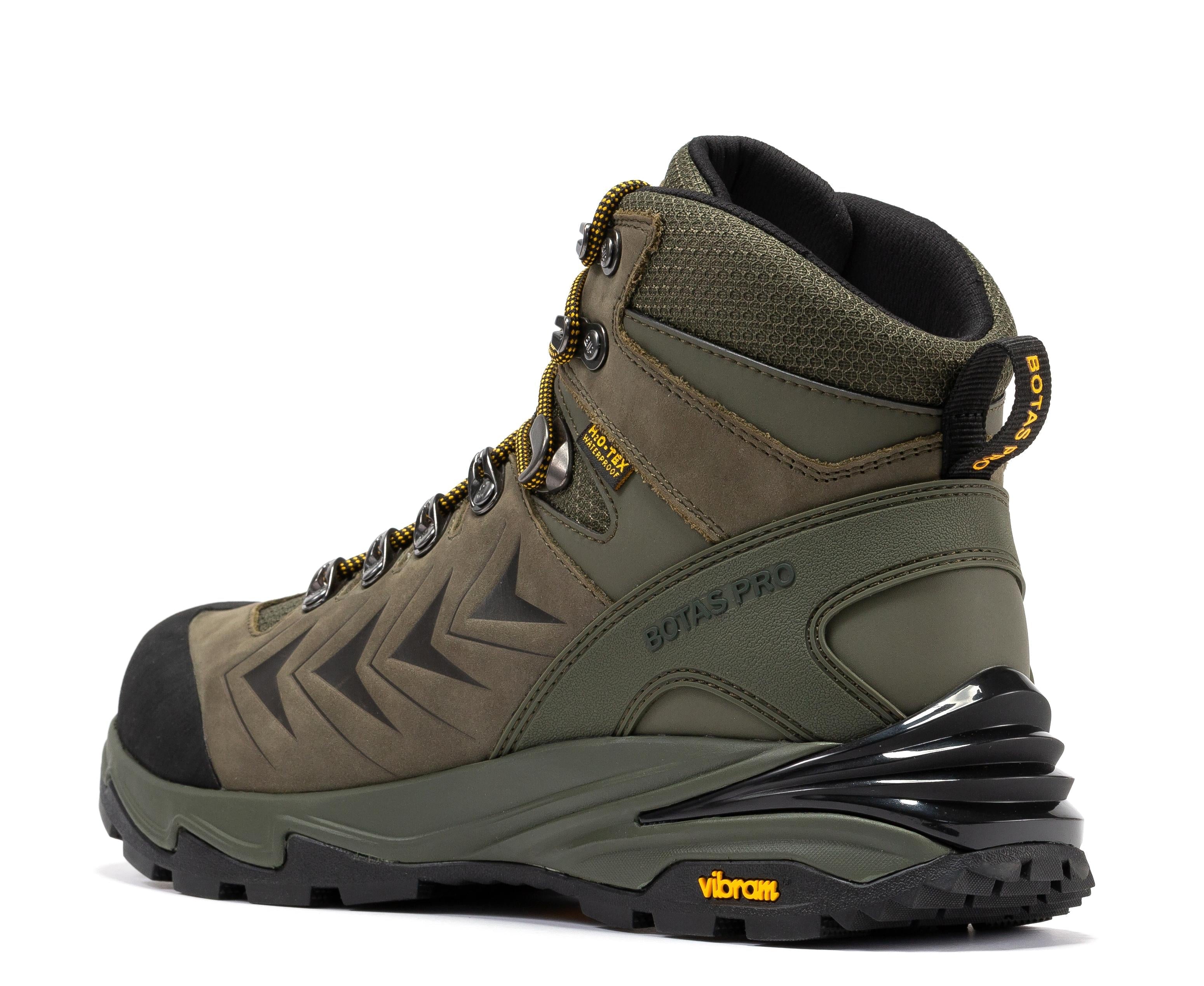 Botas Pro Olive 6 Inch Waterproof Hiking Boots Vibram Traction