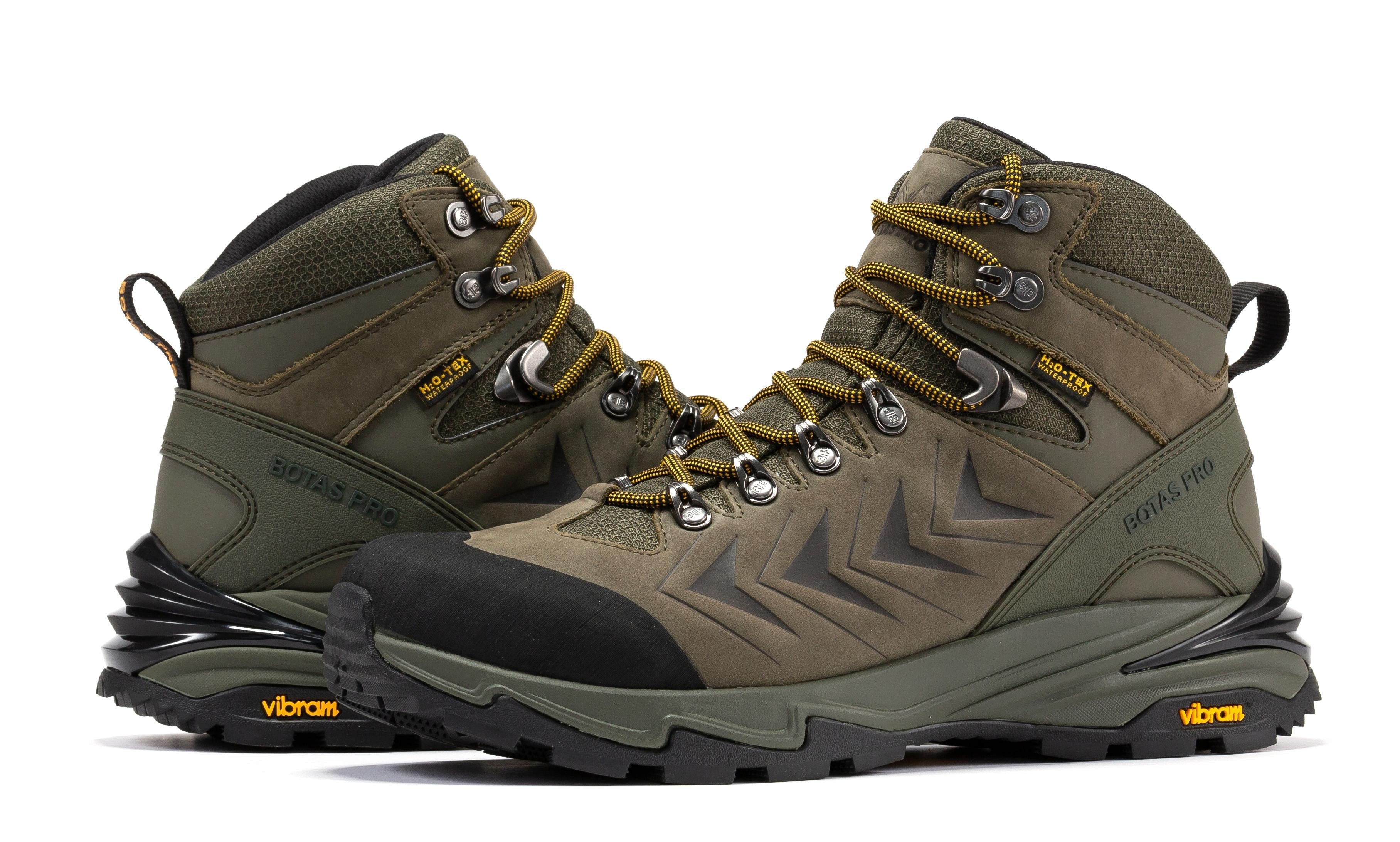 Botas Pro Olive 6 Inch Waterproof Hiking Boots Vibram Traction