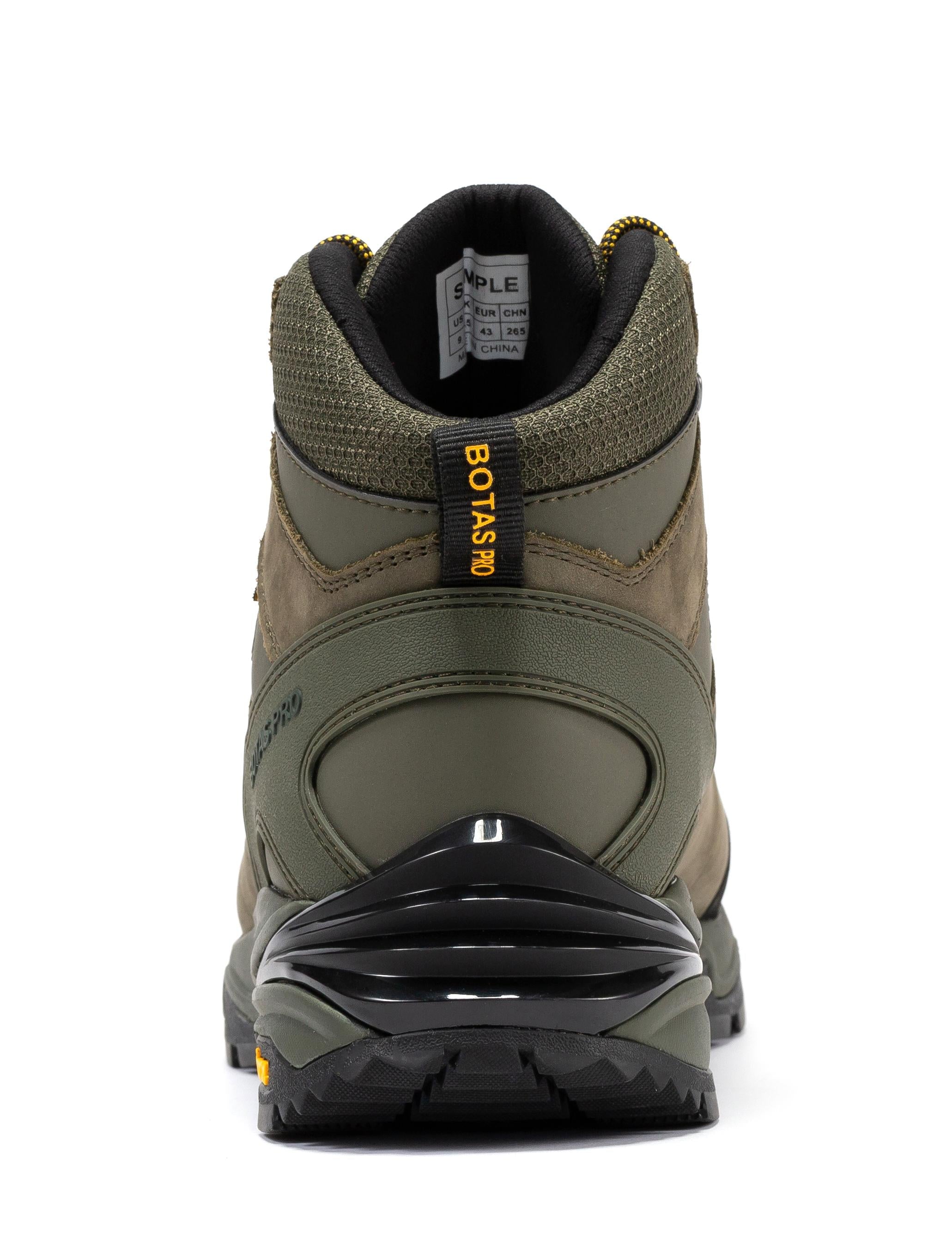 Botas Pro Olive 6 Inch Waterproof Hiking Boots Vibram Traction
