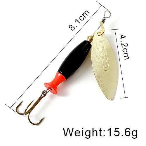 FISH KING Metal Spinner Lure Long Cast Bass Pike Fishing