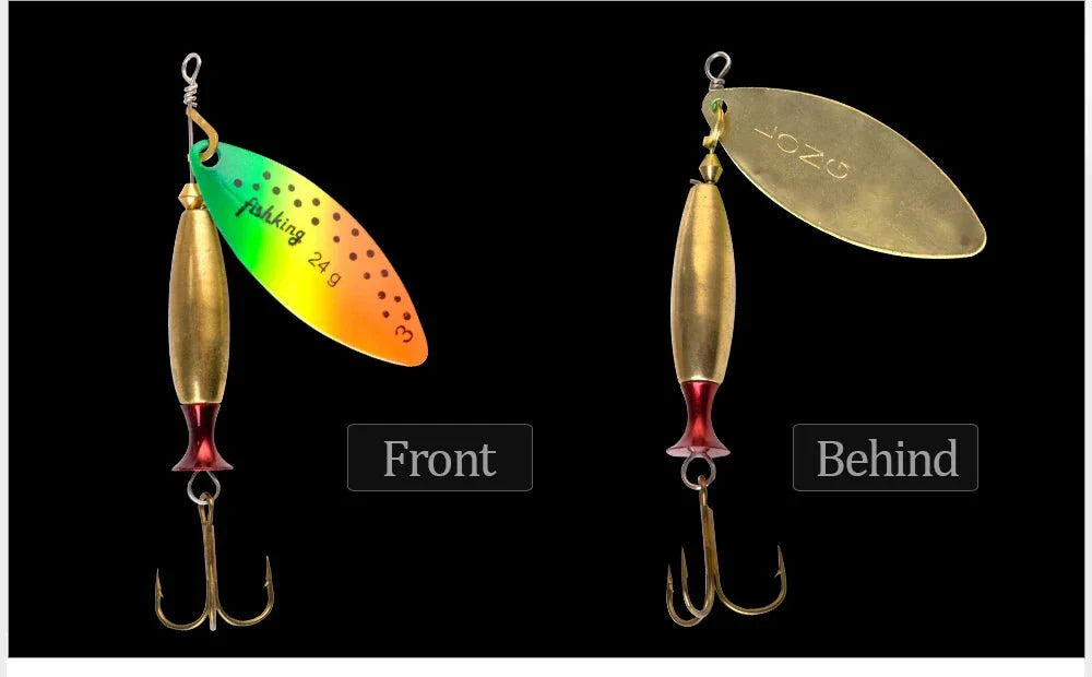 FISH KING Metal Spinner Lure Long Cast Bass Pike Fishing