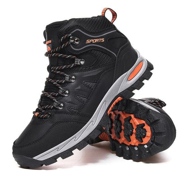 Unisex High Top Hiking Boots Breathable Non Slip Outdoor Shoes
