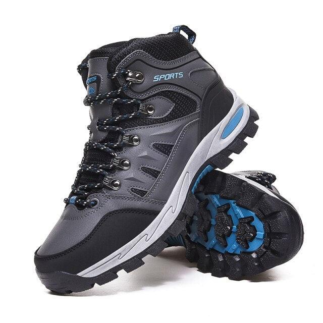 Unisex High Top Hiking Boots Breathable Non Slip Outdoor Shoes
