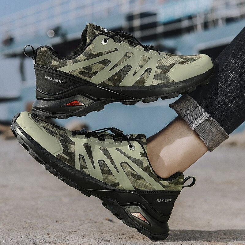 Men's Breathable Waterproof Hiking Running Shoes Non Slip Sneakers