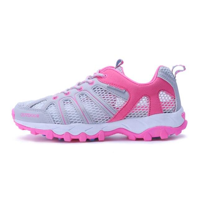 Men's Waterproof Hiking Shoes Lightweight Breathable Outdoor Walking Trainers
