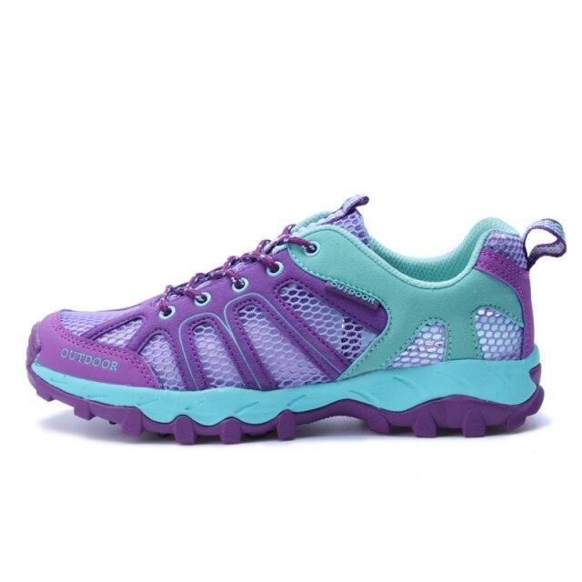 Men's Waterproof Hiking Shoes Lightweight Breathable Outdoor Walking Trainers