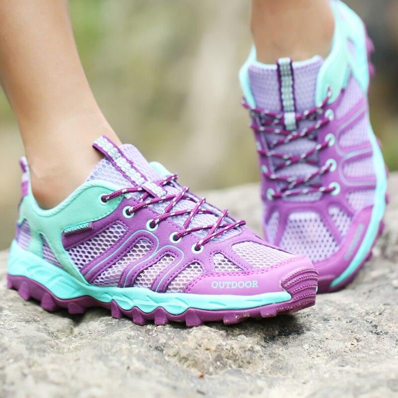 Men's Waterproof Hiking Shoes Lightweight Breathable Outdoor Walking Trainers