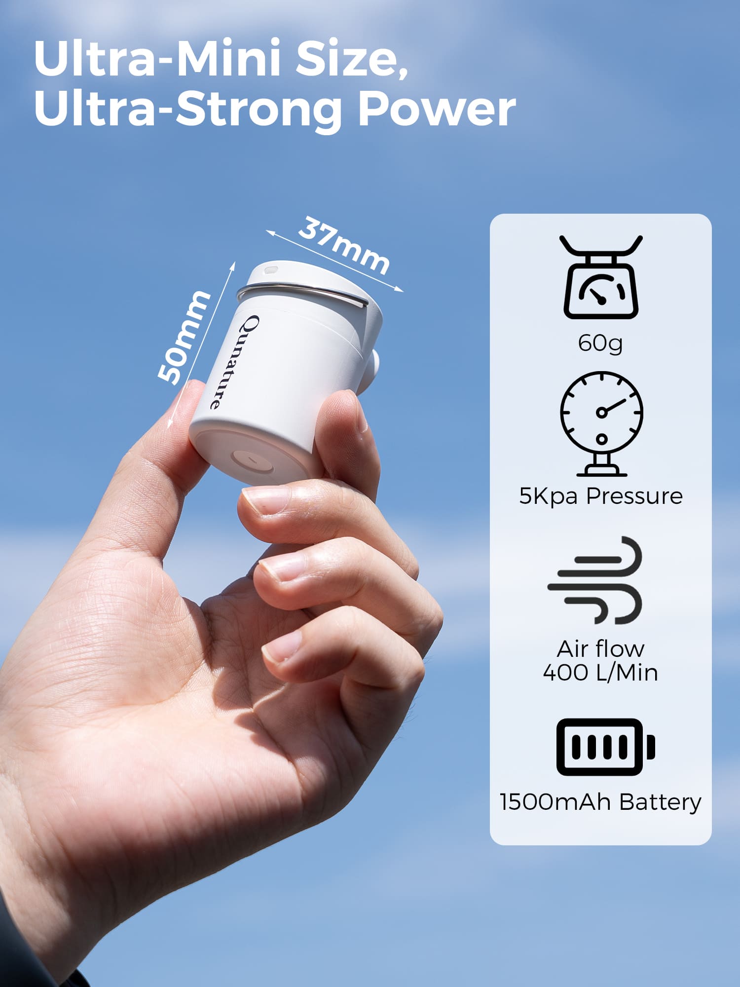 Mini Electric Air Pump for Camping & Outdoor Gear