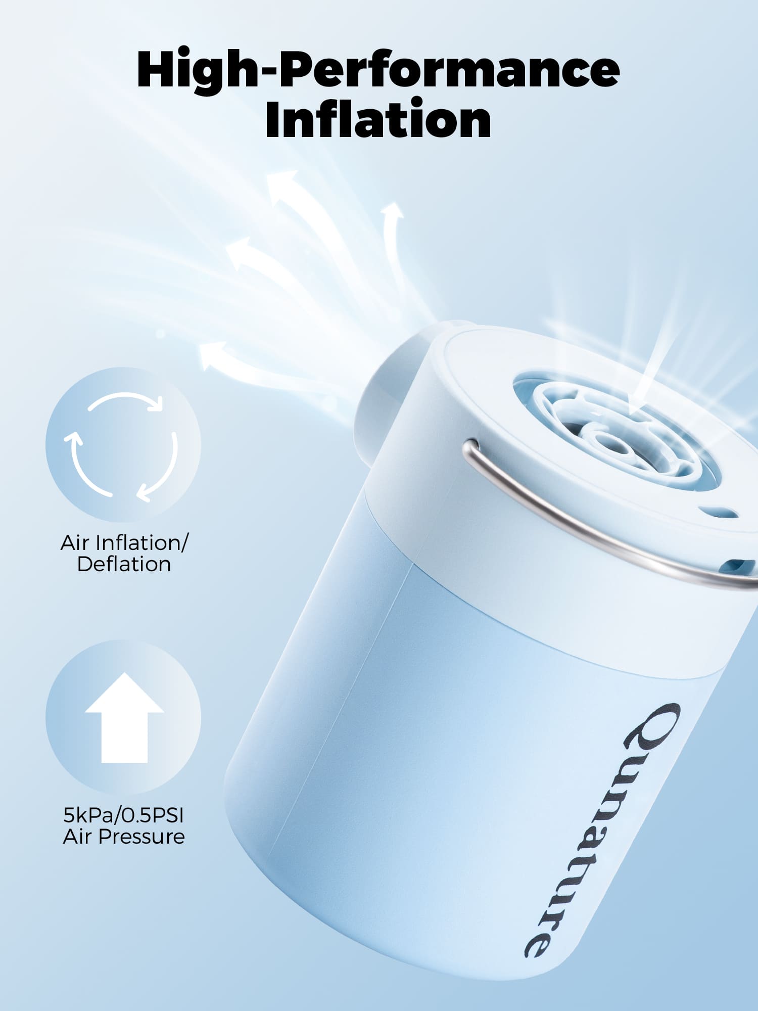Mini Electric Air Pump for Camping & Outdoor Gear