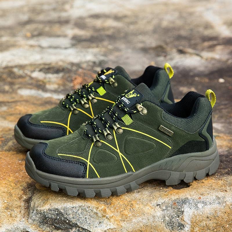 Men's Waterproof Hiking Boots Lightweight Slip Resistant Outdoor Shoes