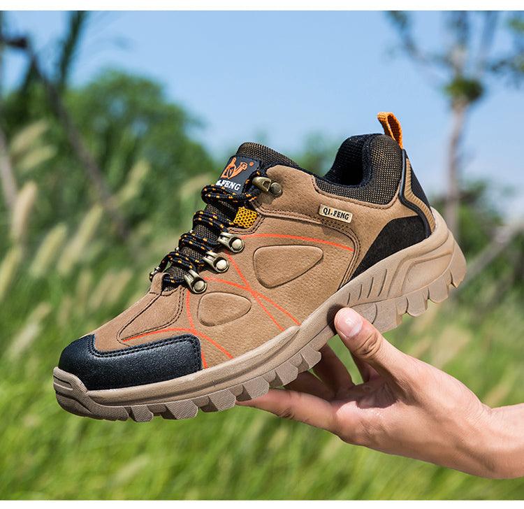 Men's Waterproof Hiking Boots Lightweight Slip Resistant Outdoor Shoes