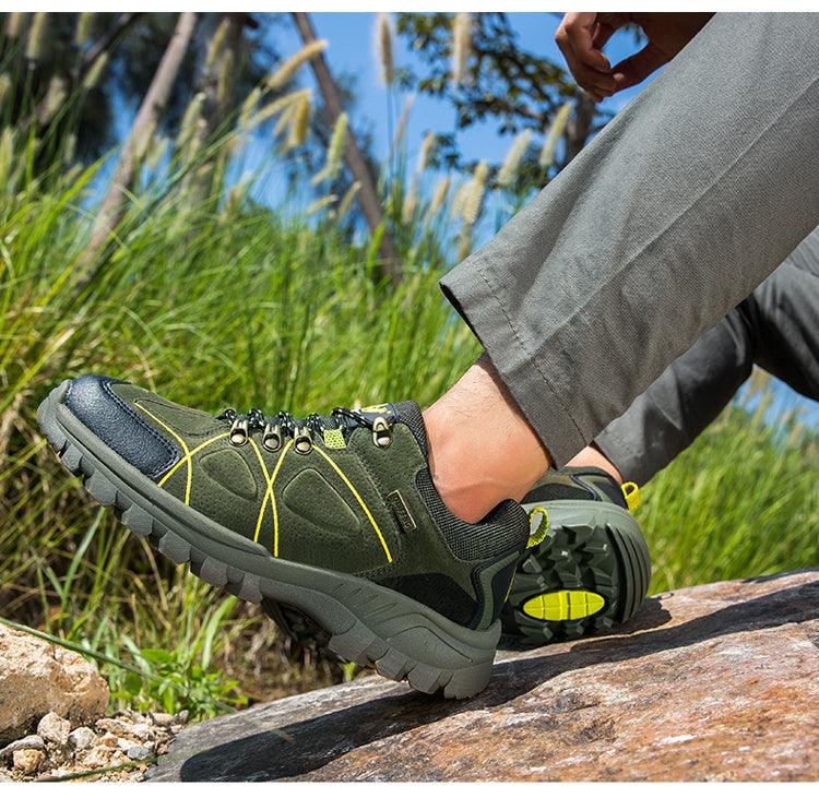 Men's Waterproof Hiking Boots Lightweight Slip Resistant Outdoor Shoes