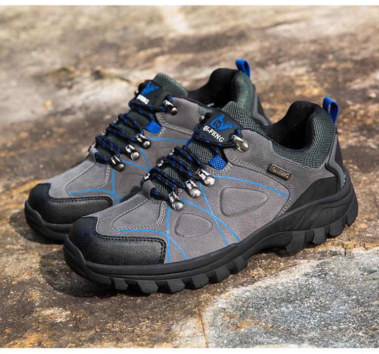 Men's Waterproof Hiking Boots Lightweight Slip Resistant Outdoor Shoes