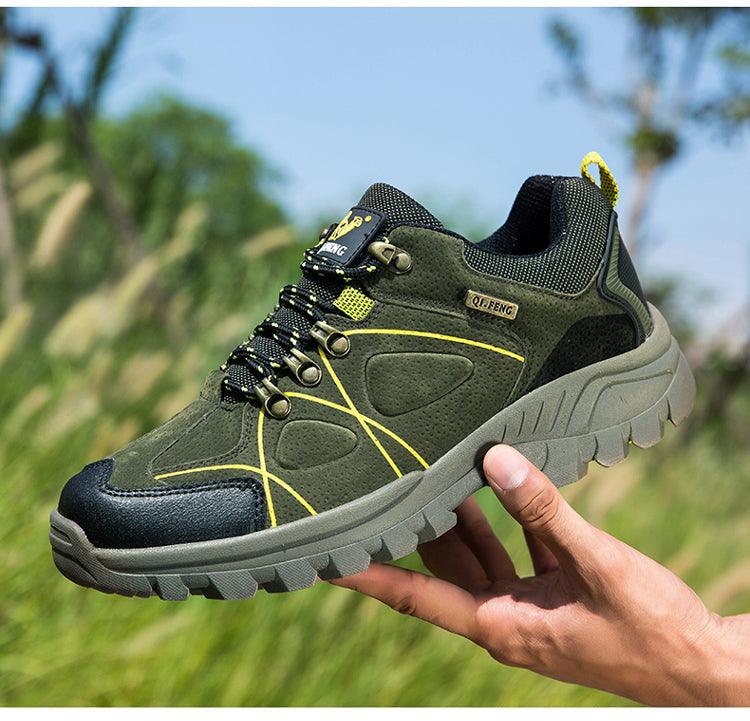 Men's Waterproof Hiking Boots Lightweight Slip Resistant Outdoor Shoes