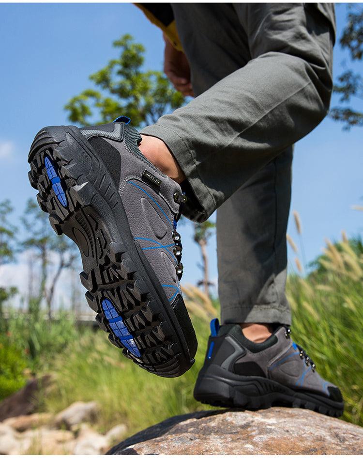 Men's Waterproof Hiking Boots Lightweight Slip Resistant Outdoor Shoes