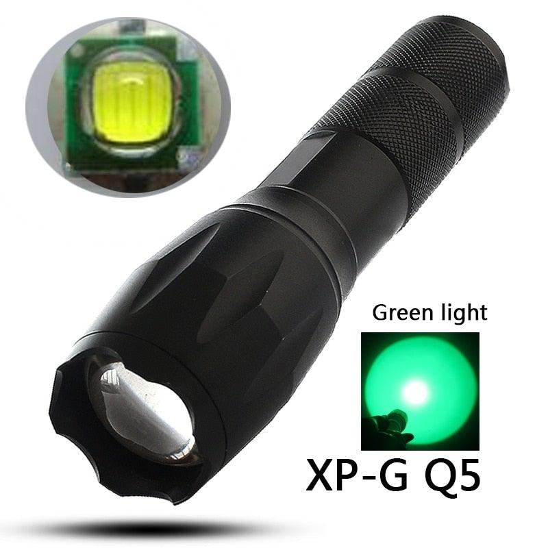 Z45 LED Flashlight Ultra Bright Zoomable Waterproof Rechargeable Camping Torch