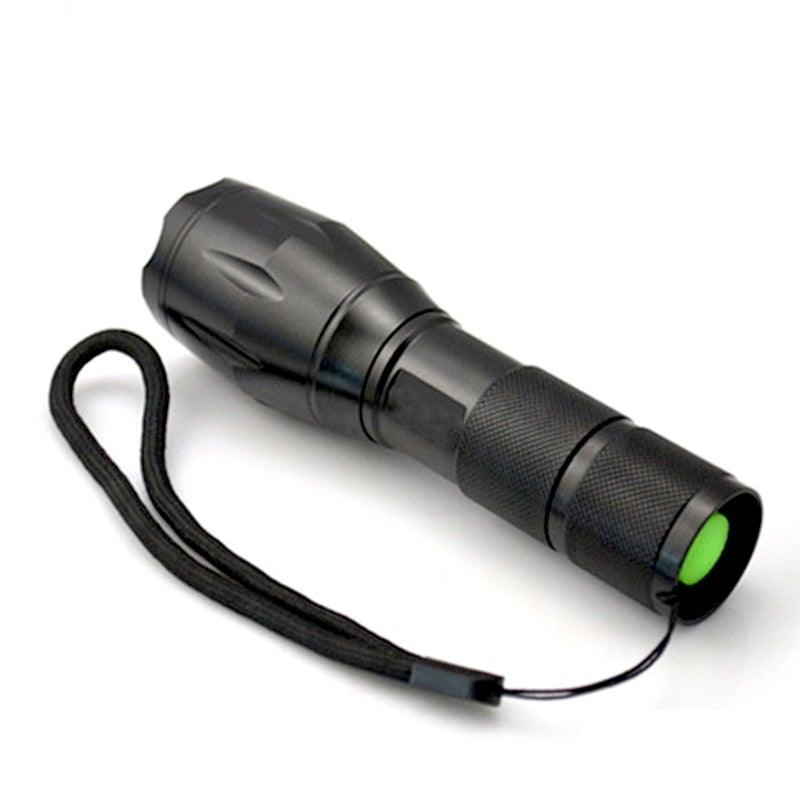 Z45 LED Flashlight Ultra Bright Zoomable Waterproof Rechargeable Camping Torch