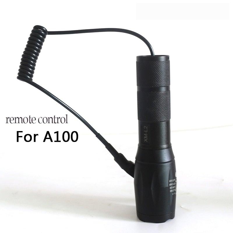 Z45 LED Flashlight Ultra Bright Zoomable Waterproof Rechargeable Camping Torch