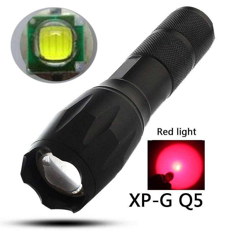 Z45 LED Flashlight Ultra Bright Zoomable Waterproof Rechargeable Camping Torch